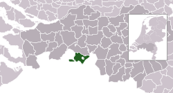 Map - NL - Municipality code 0744 (2009)